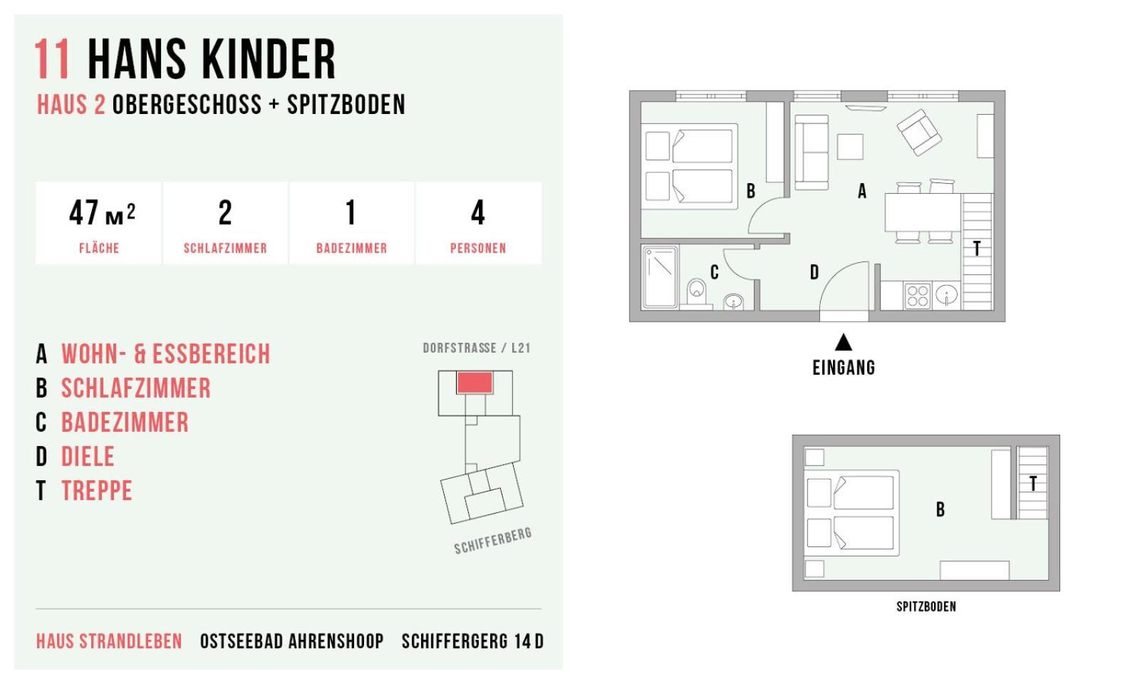 Strandleben 11 - Hans Apartment *